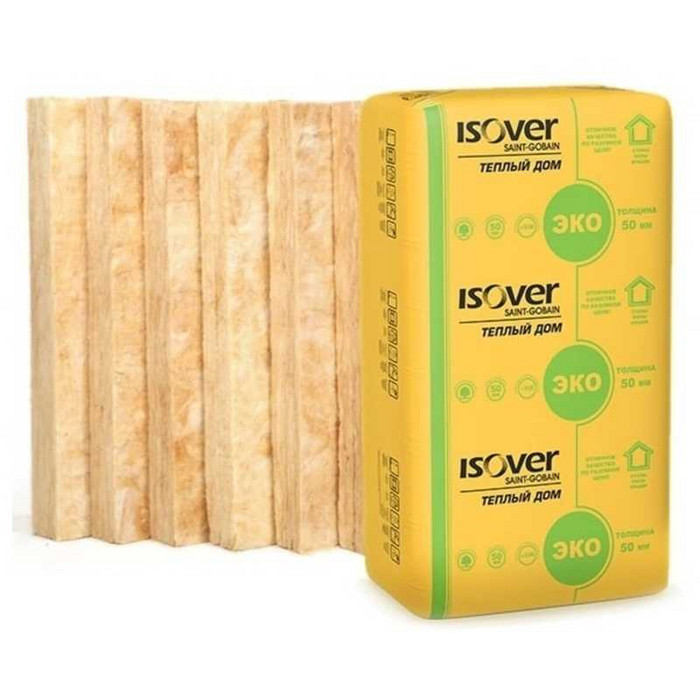 Утеплитель Isover Изовер Тёплый Дом Плита 50х610х1170 в Сестрорецке